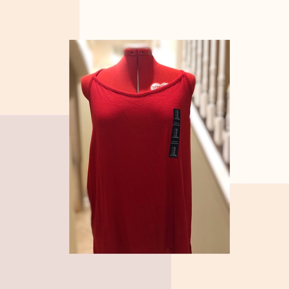 Gap XL Red Racerback Tank New With Tags!